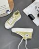 Mesh High-top Canvas Shoes Women's 2025 New Summer Breathable Sequins Versatile Lightweight Platform Casual Sports Shoes