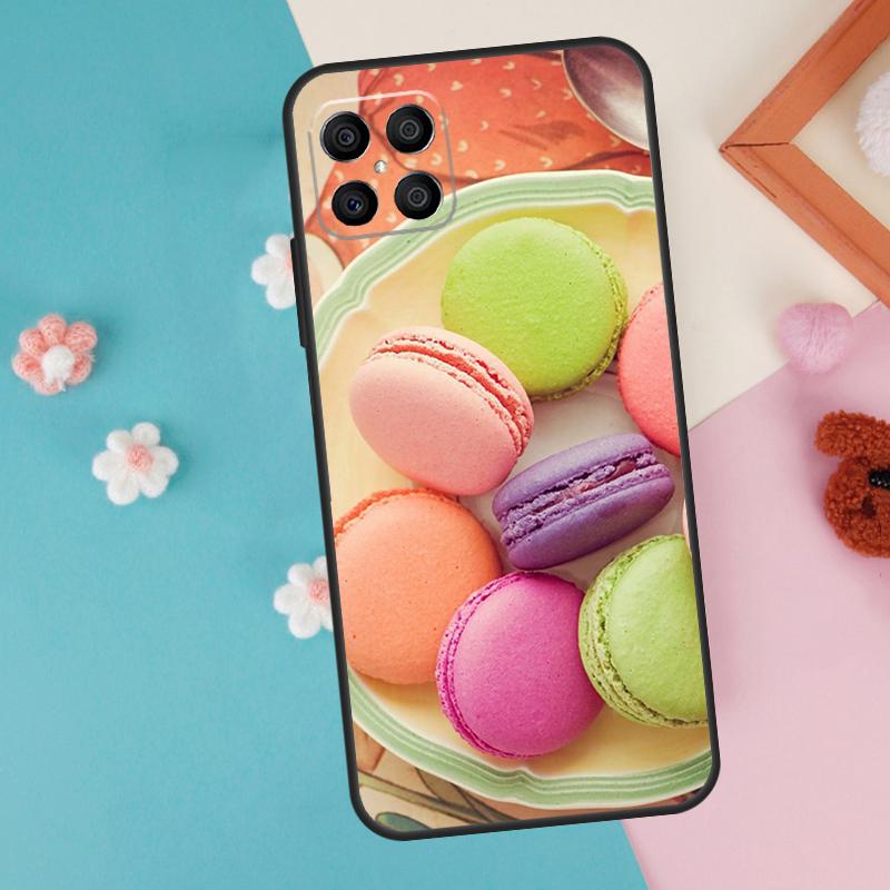 Macarons Cake Dessert Case For Honor 200 Pro 50 70 90 X9a X8a X8 X9 X8b X9c X9b Honor Magic 7 5 6 Lite Pro Cover