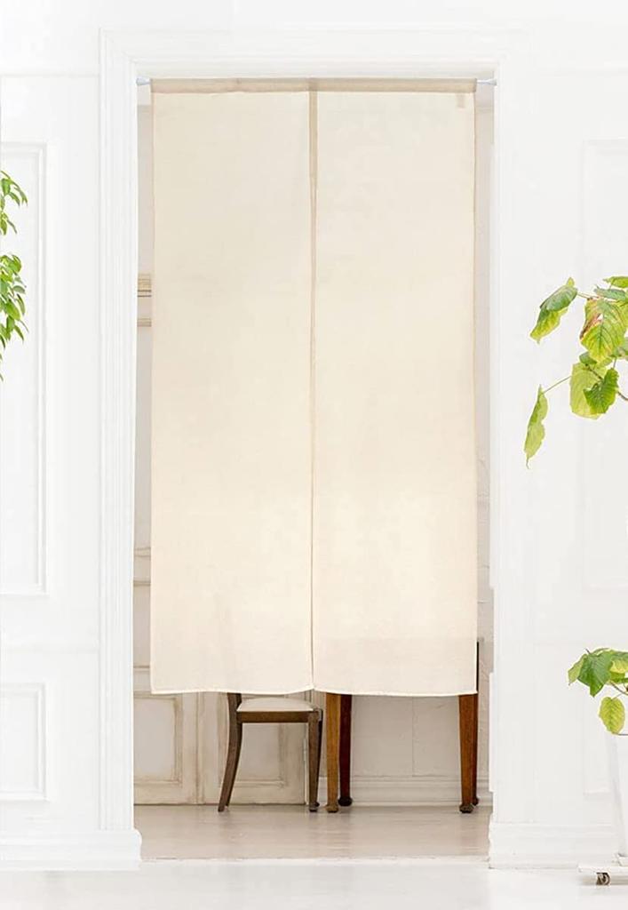 Curtain curtain made of natural room light and gauze 150cm Indian cotton material, 100% cotton, divider, plain, simple, soft, fluffy, type, long,