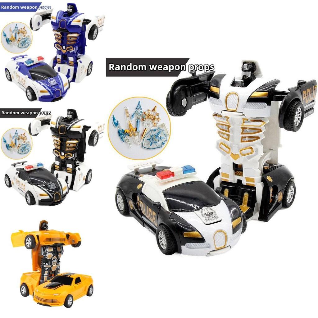 Educational 2in1 Deformation Car Toy No Battery Needed