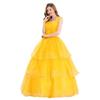 The new Halloween film and television live-action version of the beautiful woman and the beast Belle princess dress costume women