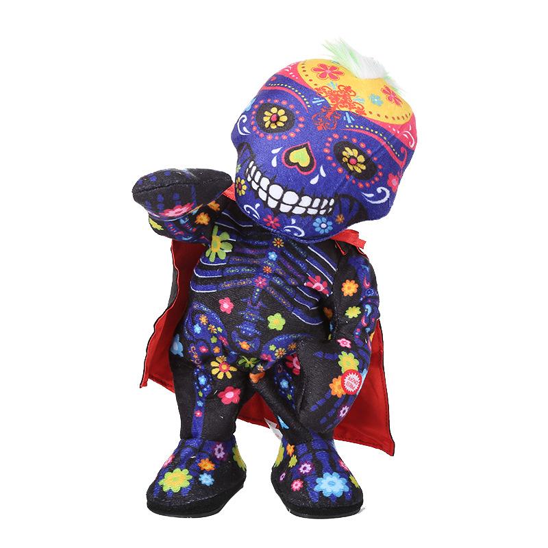 Halloween Dancing Flower Ghost Flower Heart Ghost Funny Ghost Can Dance and Sing Ghost Electric Stuffed Animal