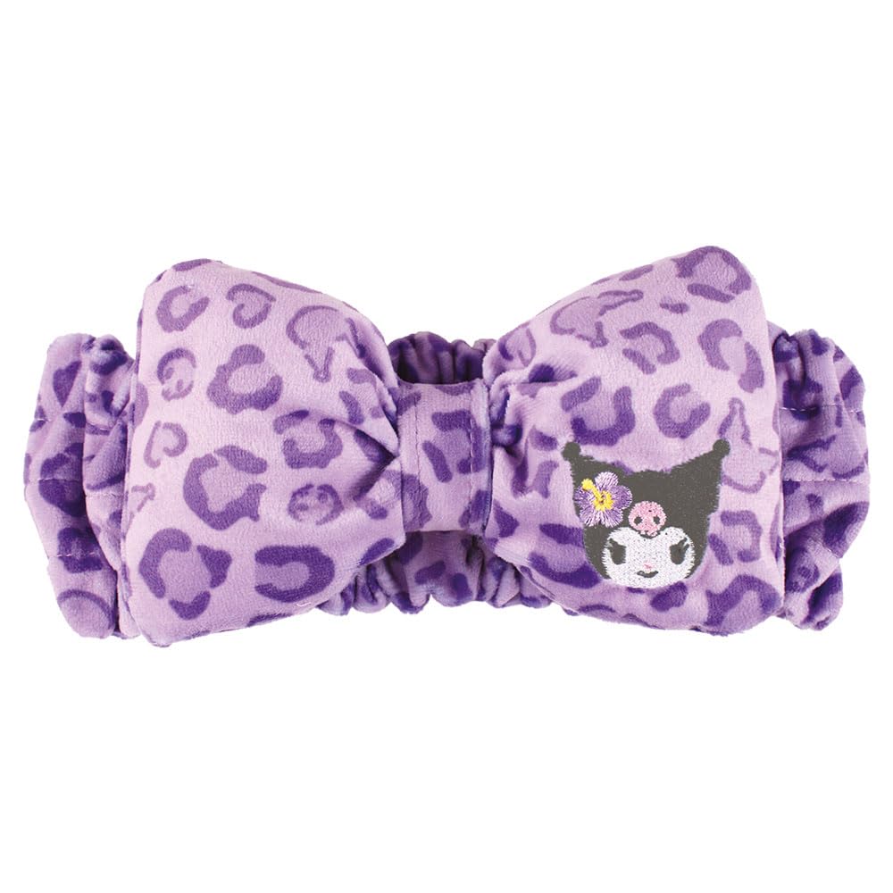 Tees Factory Sanrio Kuromi Characters Leopard Print Headband Y2K H90 x W240 x D75mm SR-5537866KU