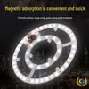 Magnetic LED Ceiling Light: Eye Protection Strip, Bright Panel for Bedroom/Living Room