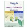 Baby, Mucus + Cold Relief Combo Pack, Daytime/Nighttime, 6+ Months, 2 Bottles, 4 Fl Oz (118 Ml) Each