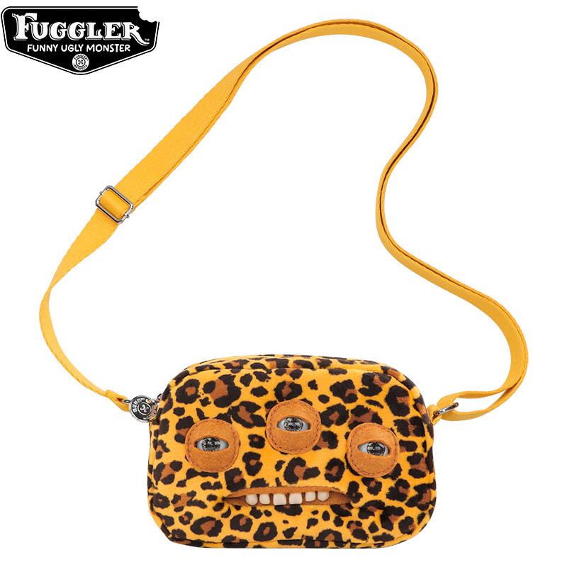 Fugglers Plushies Crossbody Bag Fuggler Mr Buttons Screech Black Monster Stuffed Plush Shoulder Bag Birthday Doll Gifts