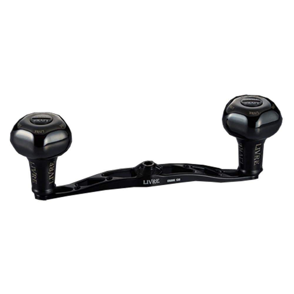 Б/У Новый Кривошип LIVRE 11551 120 (РУКОЯТКА 120) Серия B с ручкой PT35B Shimano леворукая полностью черная FLSK120-B35-BKBK