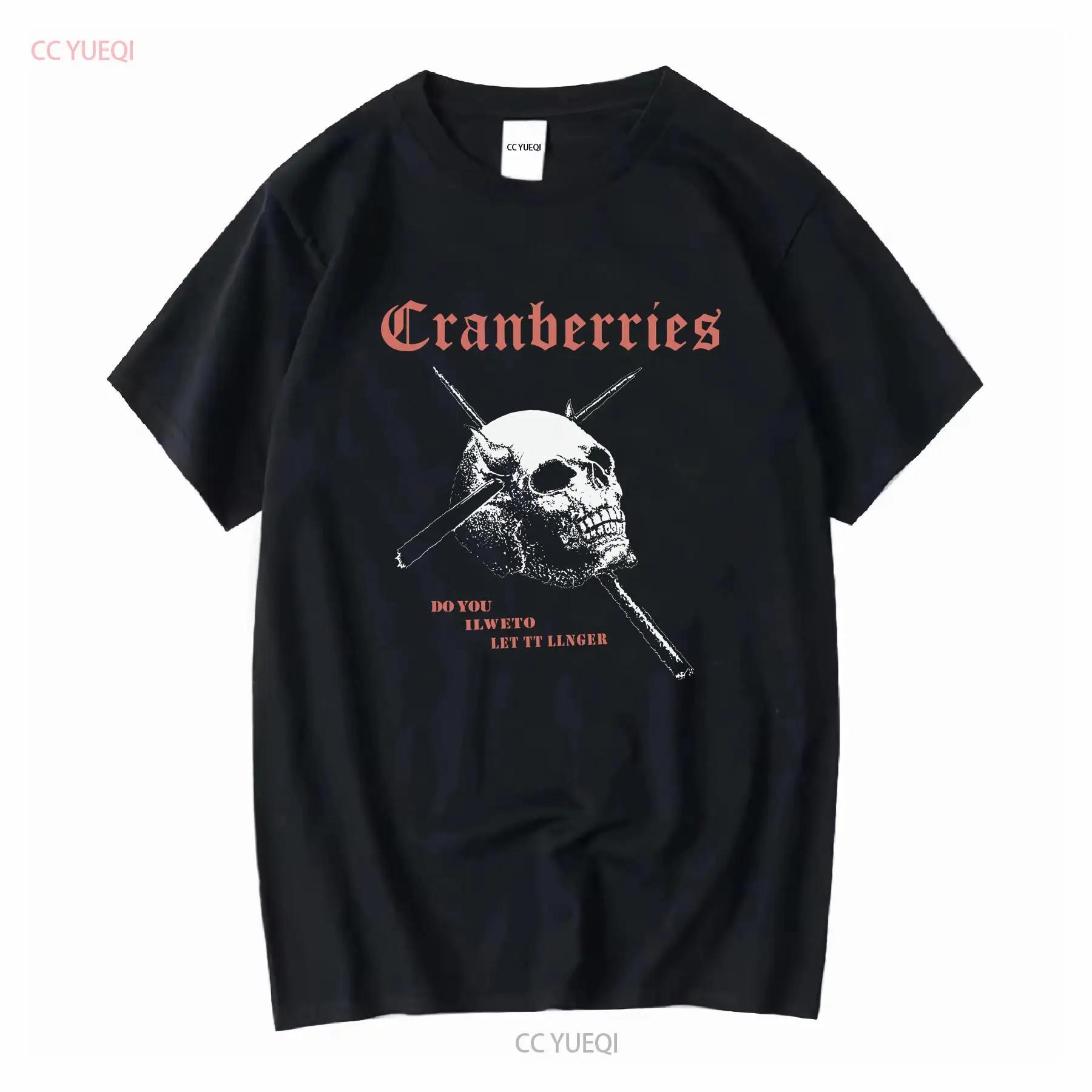 The Cranberries t shirt rock band Do you have to let it linger TE8353 vintage Washed Top For Everyday Wear fashion graphic S разноцветный