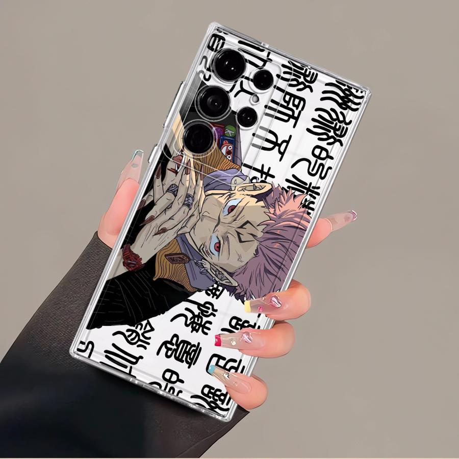 Phone Cover Case for Samsung Galaxy S26 S21 Note 20 Ultra 10 S24 S22 FE S25 Edge S20 Plus S23 Ultra J-Jujutsus K-Kaisens Anime