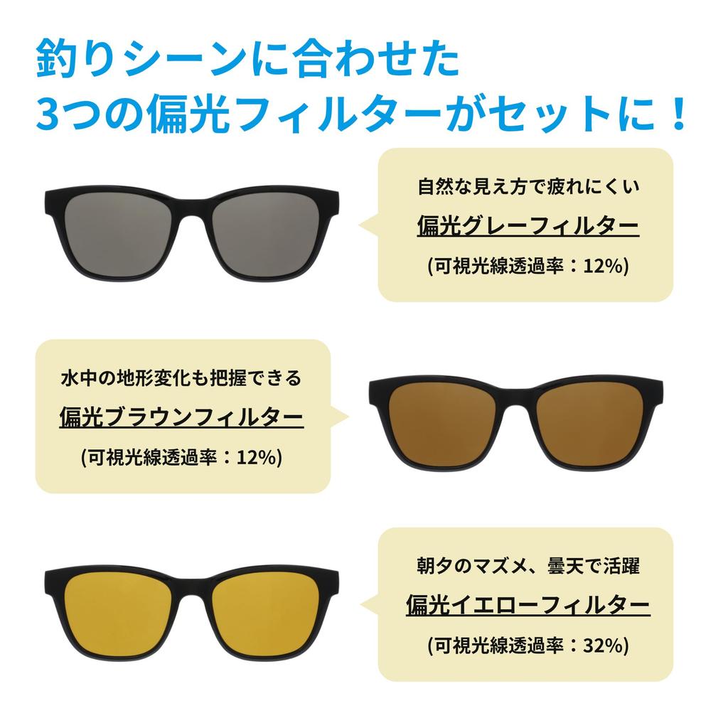 polarized sunglasses for outdoor black [Zoff] Wellington-style fishing, [ZA211G05-14E1]