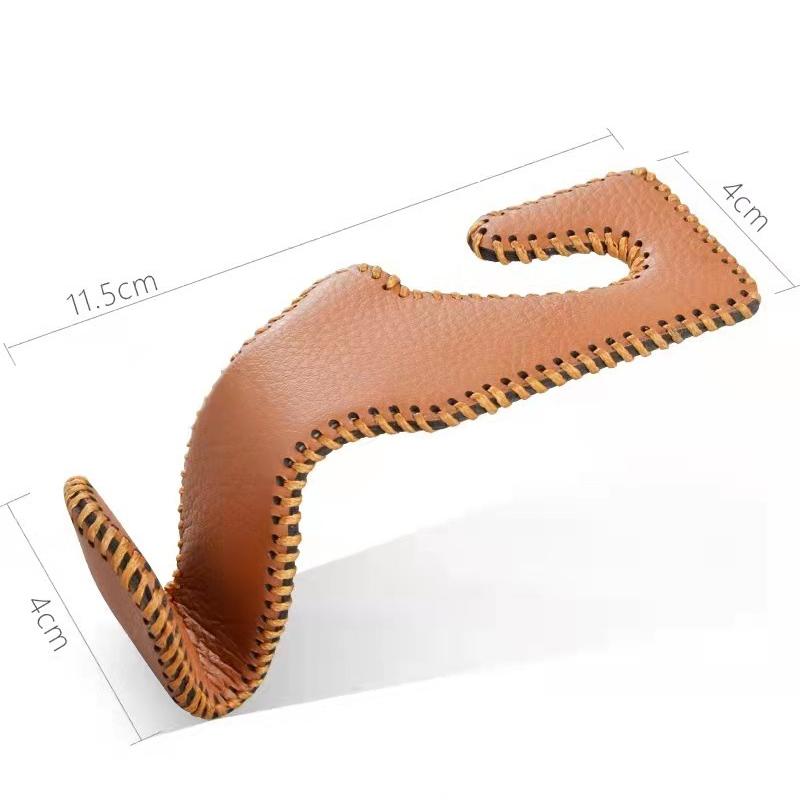 Car Seat Headrest Hooks Leather Hidden Back Hanger Storage Holder Organizer Rear Rack For Purses Bags Interior Accessories