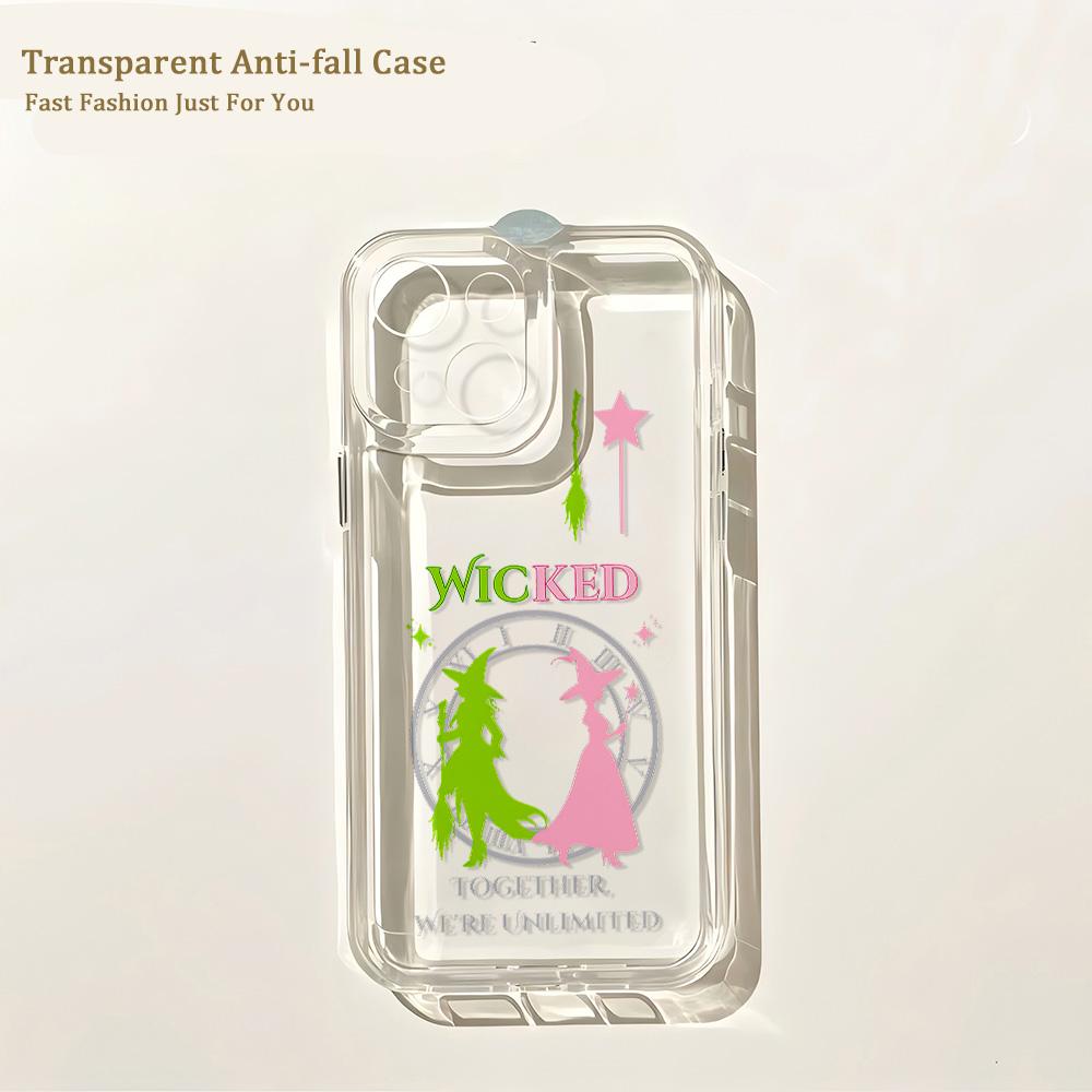 New Movie Wickeds Hot Phone Case for IPhone 17 16 16e 15 14 13 12 11 Mini Pro Max X XR XSMax 7 8 Air Plus Transparent Back Cover