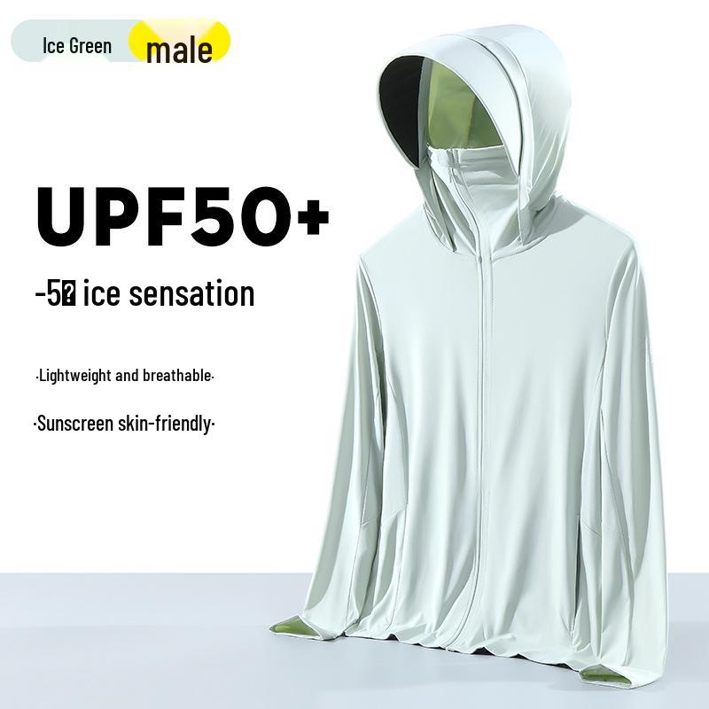 UPF50+ Women's Black Glue Brim Ice Silk Sun Protection Jacket - Breathable Anti-UV Summer Windbreaker.
