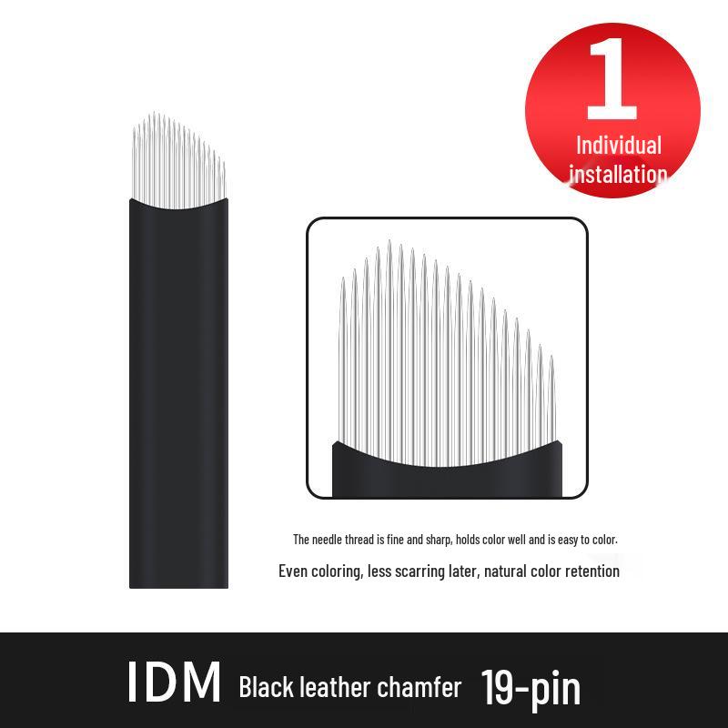 

IDM 19-Needle Curved Eyebrow Shading Cartridge for Semi-Permanent Tattooing No Specification