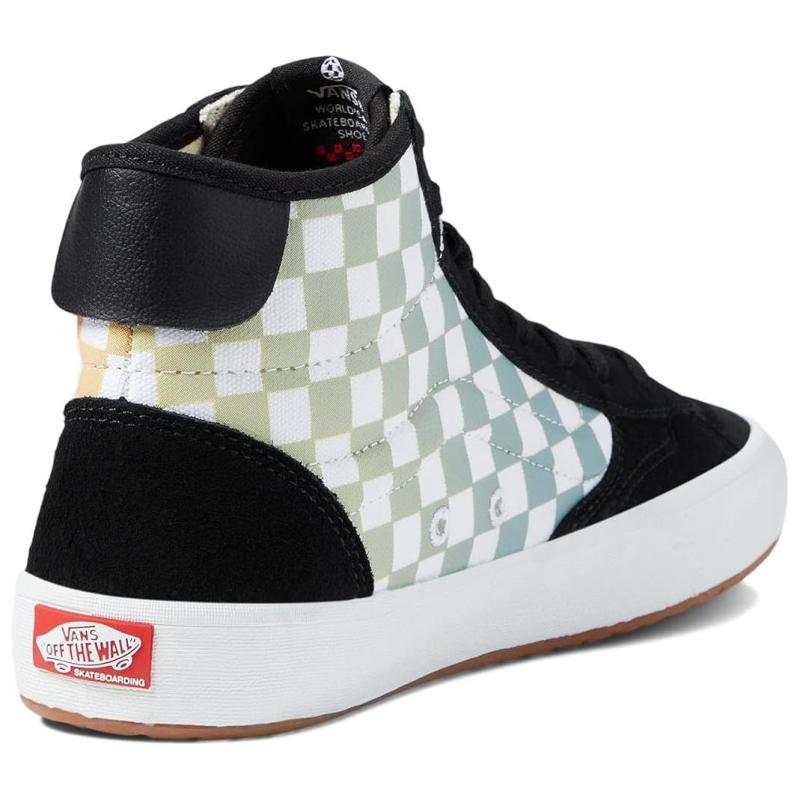 Vans The Lizzie Black Multi Color Checkerboard Vans VN0A4BX1BML