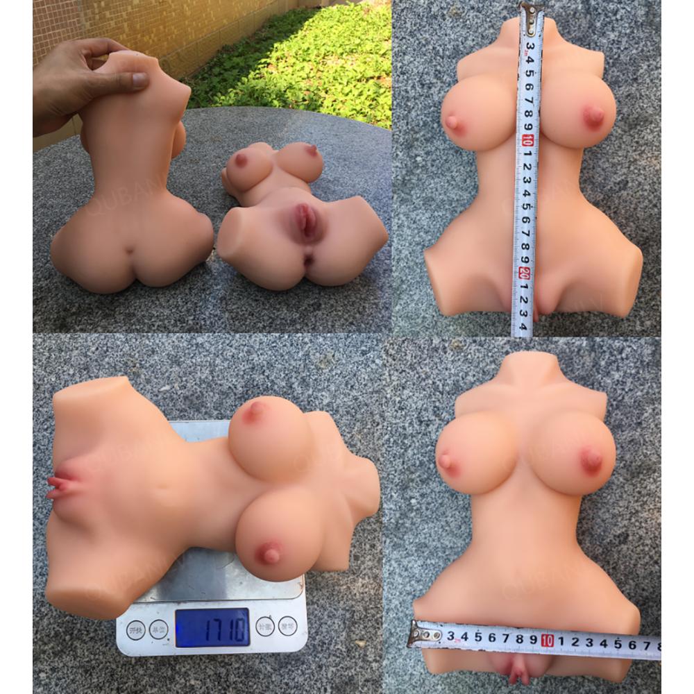 Mini Sexy Panenka na Poloviční Tělo Kapesní Píča Skutečný Zadek Umělá Vagina Masturbátor Šálek Prsa Anální Sexuální Hračky Pro Muže Pánský Masturbátor