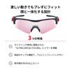 SWANS sports sunglasses FACEONE MBK Mirror Silver Mirror x ULTRA Rose Pink Cycling Running (Swans) Japanese-made FO-4417 (Multi-coated back)