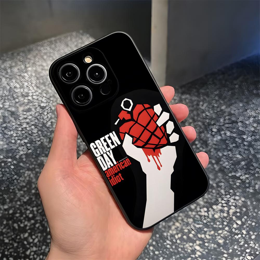 

Чехол для телефона Green Day для 17 Pro Max Iphone 14 16 Pro Max 12 15 Plus 13 Pro 11 Xr X Xs 8 7 Plus Задняя крышка iPhone16Plus