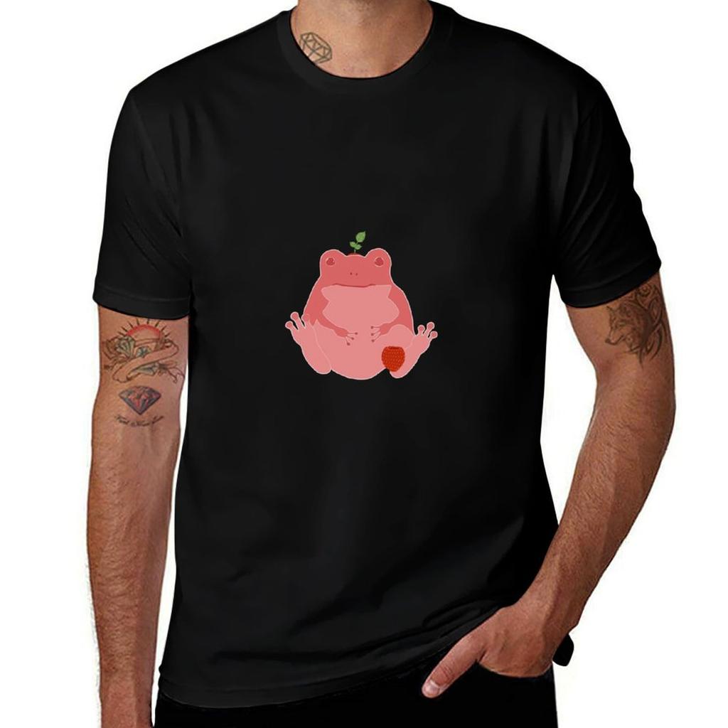 Raspberry Froggy TShirt Christmas Casual Short Sleeve Top