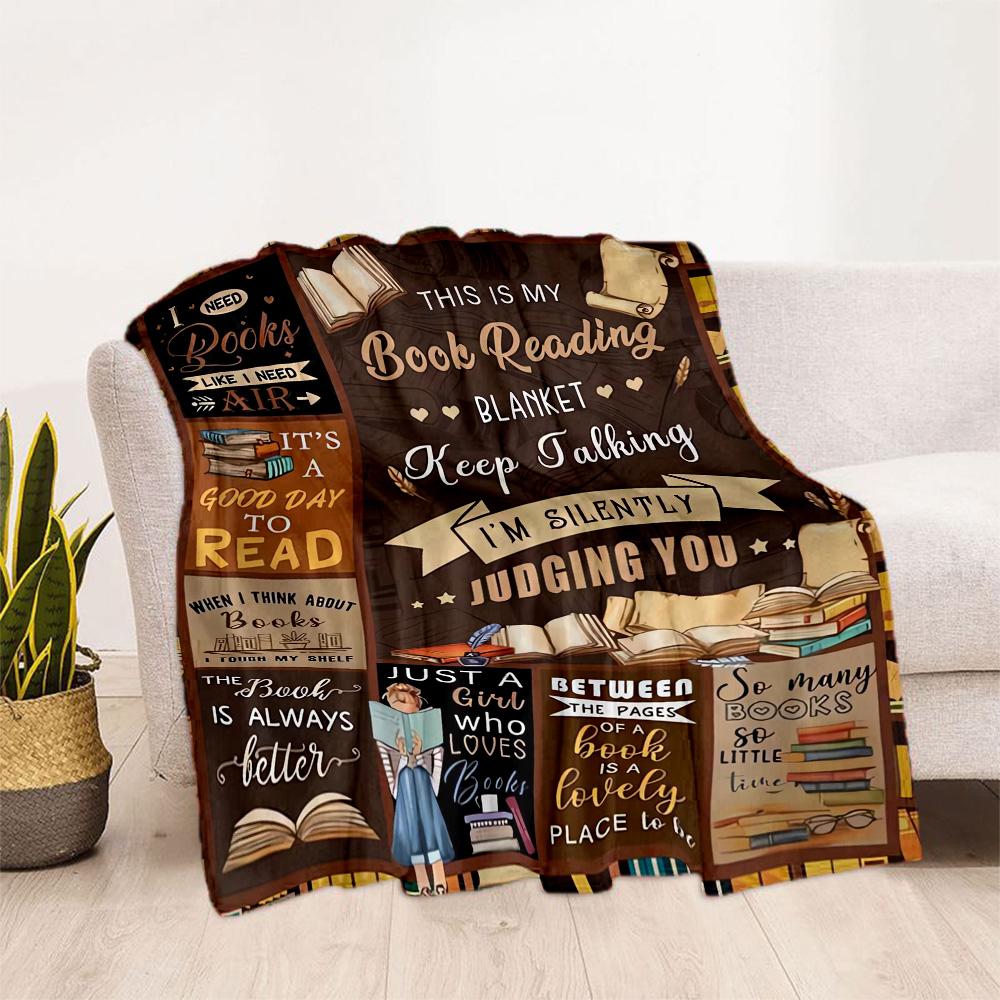 1pc Mom's Love Blanket Soft Cozy Lightweight for Travel Camping Picnics Sofa Office Bed Living Room Perfect Gift for Friends and Family