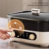 Multi-Functional Non-Stick Electric Hot Pot & Grill with Dual Temperature Control, Large Capacity for Household Shabu-Shabu