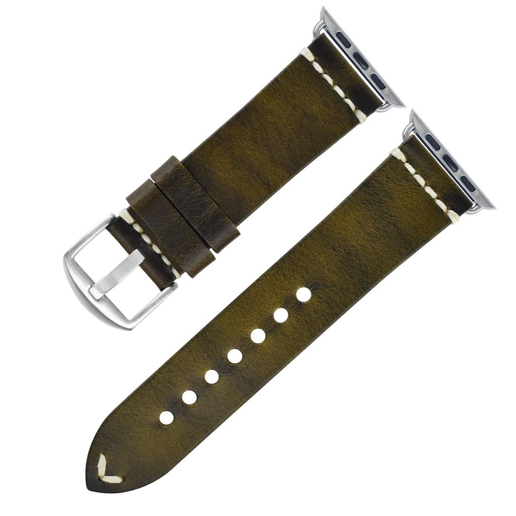 Applicable To Apple Watch Leather Strap Apple Watch Iwatch8 Men'S S7 Women'S Strap