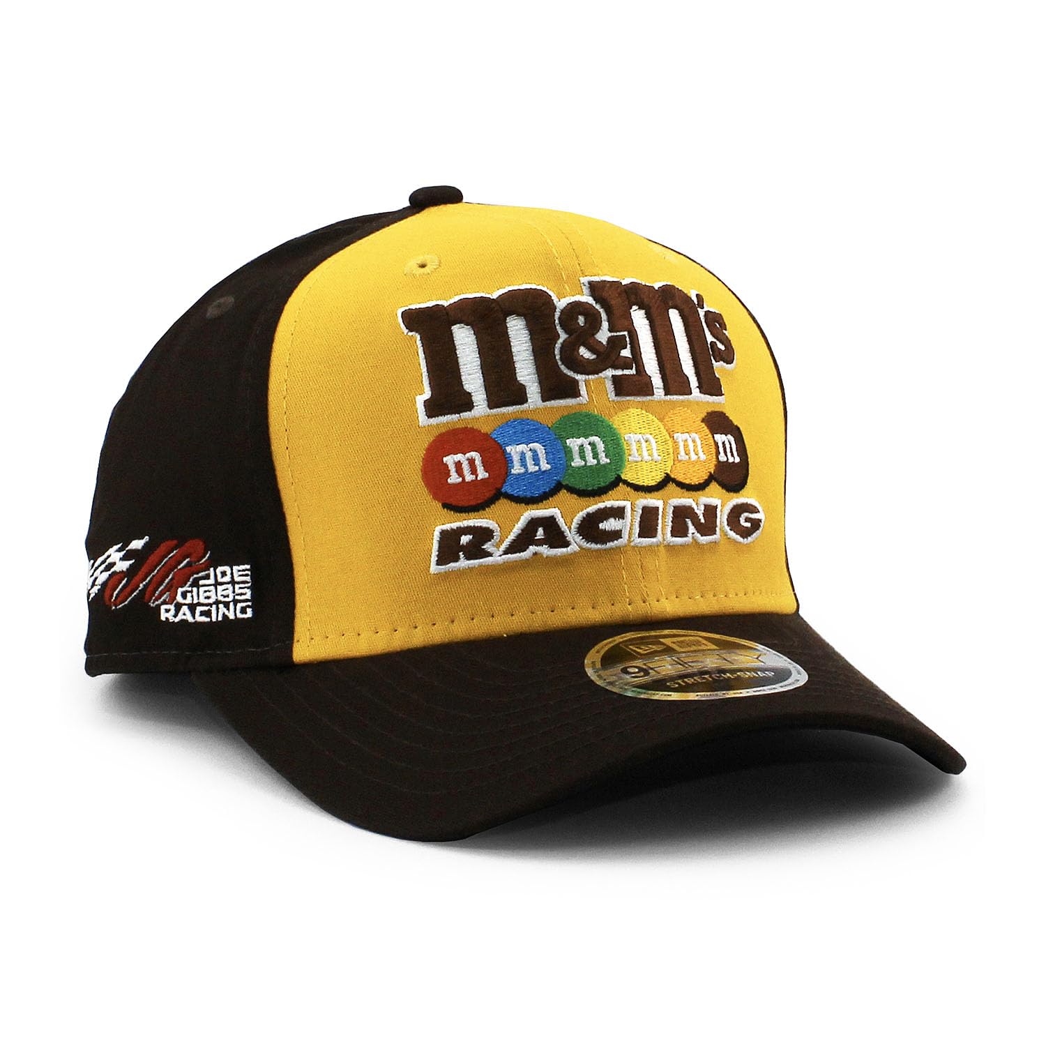 

New Era 9FIFTY Stretch Snapback Racing Snapback NASCAR Stock Car Racing Trucker Cap Cap, M&M s Cap, [Used]