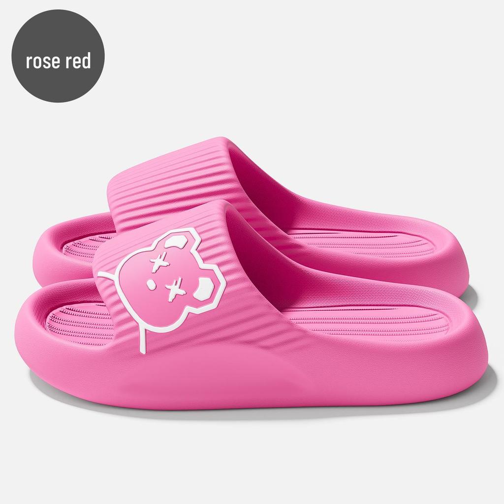 Children's Cartoon Bear Summer Slippers: Cute, Cool Design for Boys and Girls.