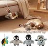 Plush Flying Bird Cat Toys Interactive Electric Flapping Bird Pet Toy  for Indoor Cats