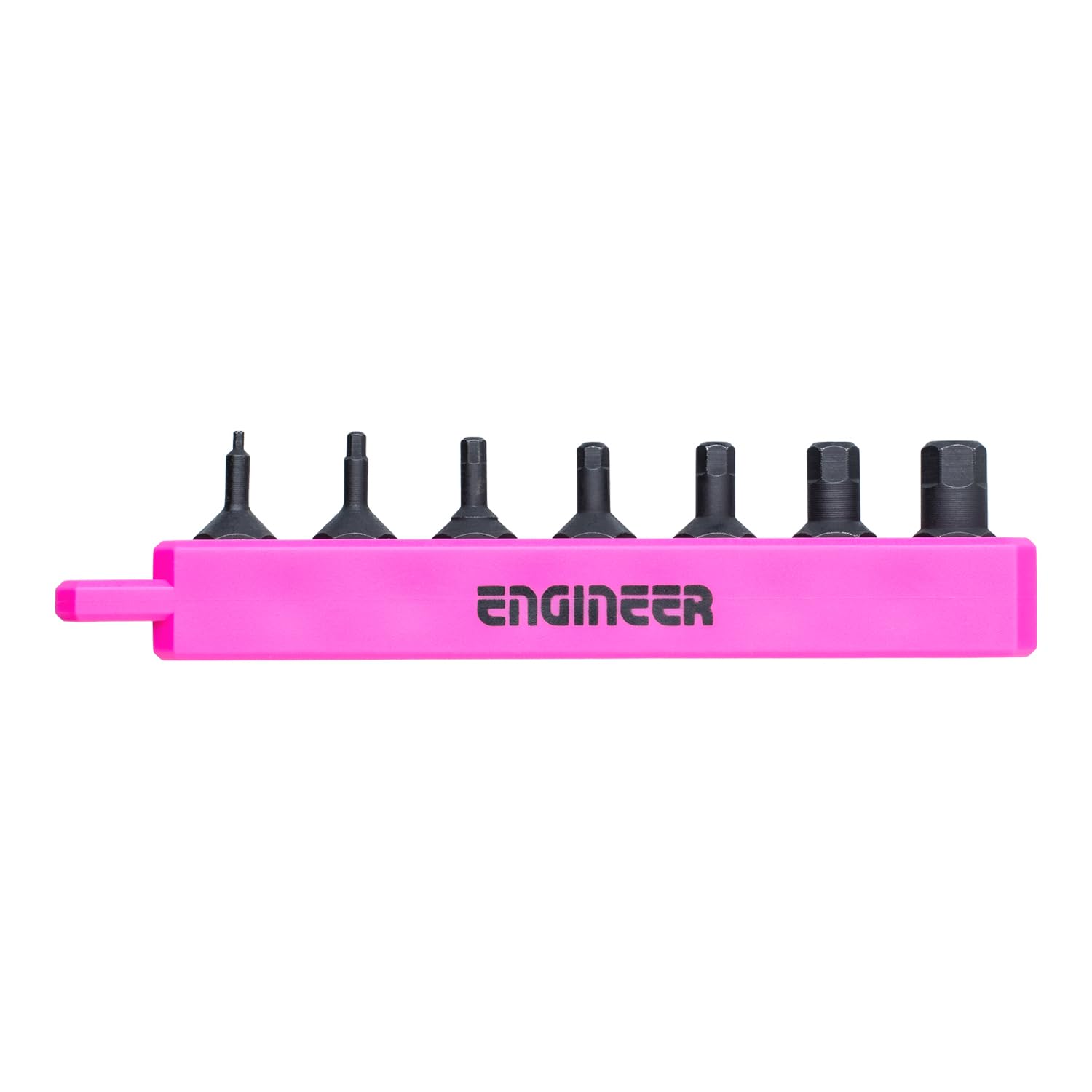 Engineer Hex Wrench PINK for hex sockets Set, & BLACK, 4-piece set, 0.89-2.5mm (DH-301P)