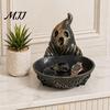 Halloween Atmosphere Table Accents Ghost Jewelry Dish, Durable Resin Storage Bowl, Decorative Container for Keys Retro Figurine Tray, Rings