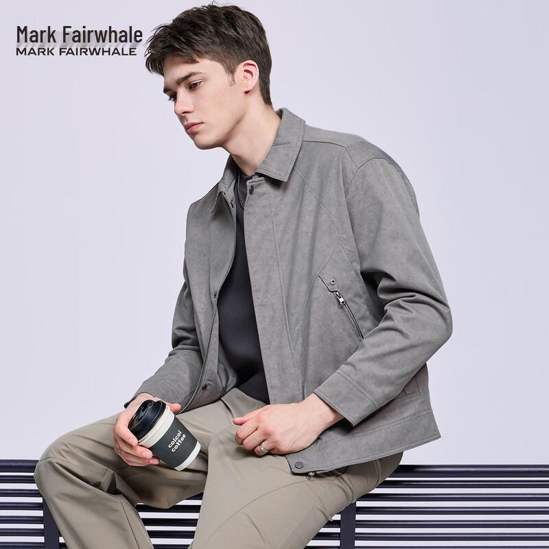 Mark Fairwhale Men's Windproof Lapel Jacket