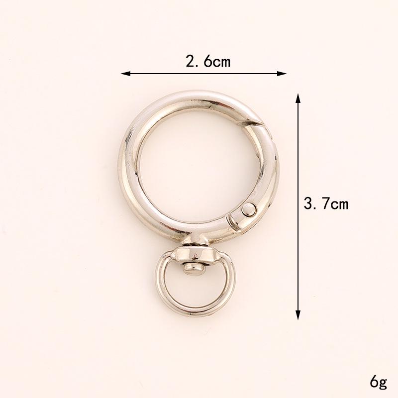 Yi Lian Schmuck Zinklegierung Herzplatte Schlüsselanhänger mit Karabinerverschluss