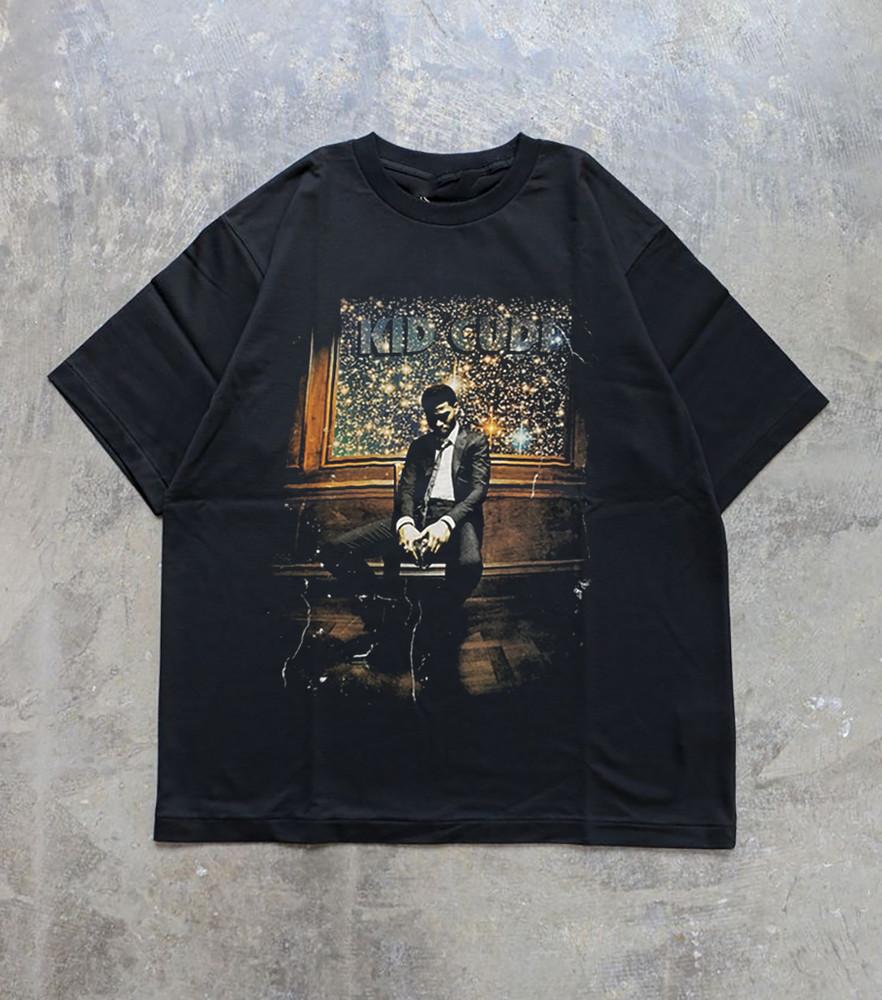 Rare Kid Cudi Man on the Moon All Over T-shirt S to 5XL ZL073  Unisex T-Shirt M