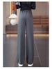 Stylish Women's High-Waisted Stretchy Straight-Leg Pants - Slimming, Loose Fit, Versatile Wide-Leg for Spring/Winter 2026.