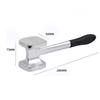 Large Meat Tenderizer Mallet Tool, Manual Hammer Pounder For Tenderizing Chicken Steak Pork&Veal, Non Slip Handle for Pounding