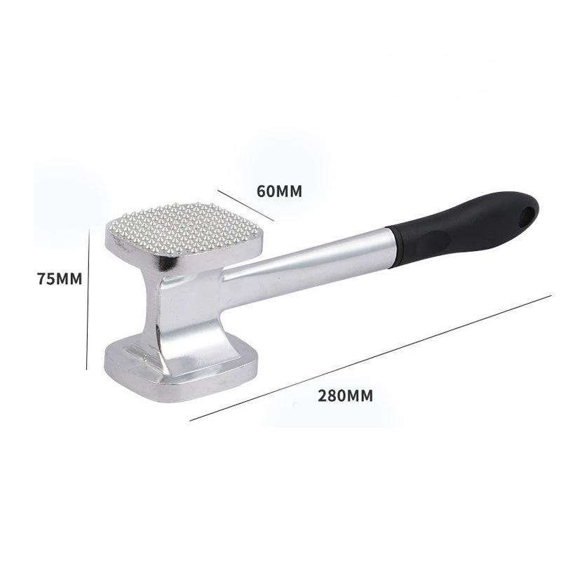 Large Meat Tenderizer Mallet Tool, Manual Hammer Pounder For Tenderizing Chicken Steak Pork&Veal, Non Slip Handle for Pounding