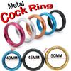 Metal Donut Cock Ring for Men Aluminium Steel Cockring for Erection and Delay Ejaculant  40MM 45MM 50MM