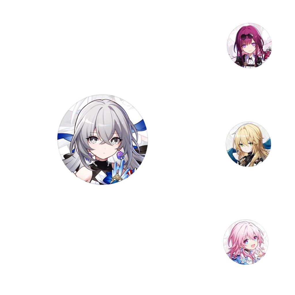 High-quality Honkai Star Rail Metal Badges Choose Your Favorite Character!