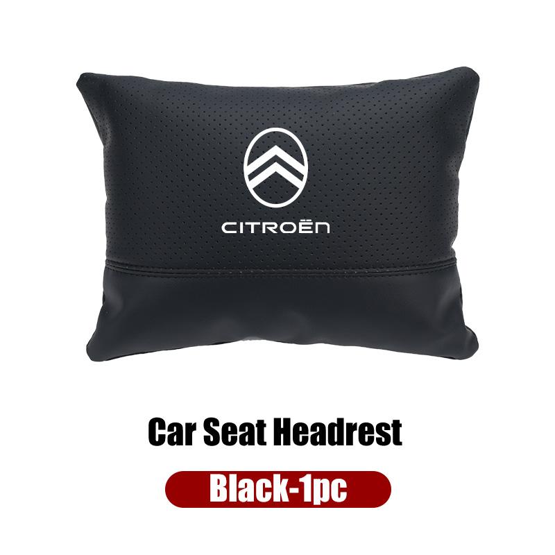 Car Seat Hanging Headrest Leather Neck Pillow Head Protector Accessories For Citroen C4 C3 C5 C1 C2 C-Elysee Berlingo Picasso