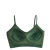 All-in-One Cotton Sports Bra Tank: Sweat-Wicking, Push-Up, Beautiful Back Design, Padded Bandeau, Anti-Exposure Base Layer