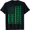 NEW Saint St Patrick's Day USA American Irish Shamrock T-Shirt - MADE IN USA
