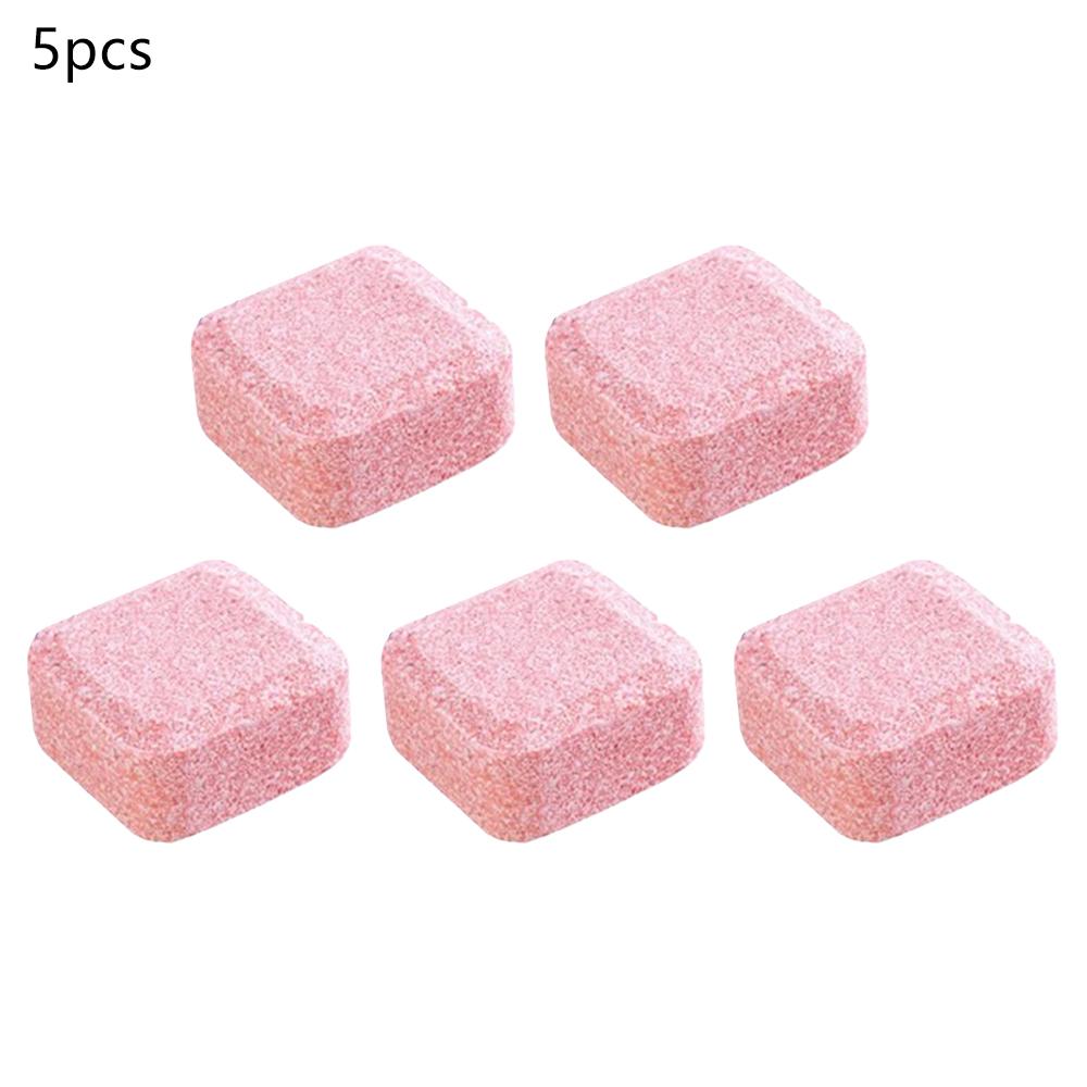 100pcs Toilet Washing Machine Cleaner Yellow Scale Use Remove Stains Bathroom Tablets Automatic K6T1