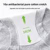Women's Spring and Autumn Cotton 10A Antibacterial Crotch High Waist Hip Non-mark Flat Angle Briefs