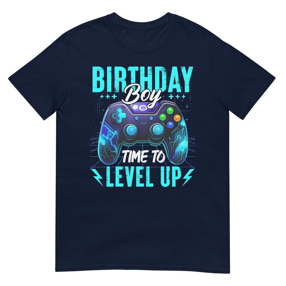 Birthday Boy Time To Level Up Video Game Birthday Gamer Boys Tshirt S