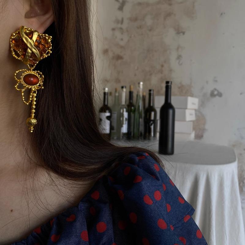 

DIMANAF 2023, серьги Four Seasons, ретро-аксессуар, длинные серьги в этническом стиле с листьями, простые аксессуары, серьги 244