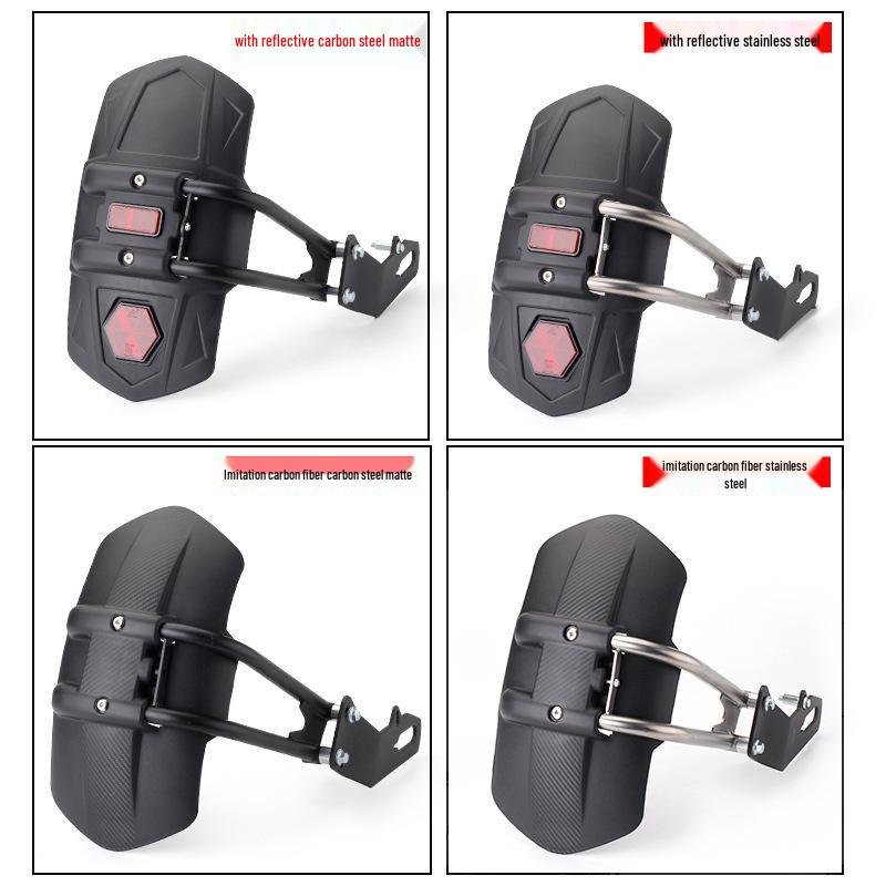 Universal Motorcycle Sports Car Racing Mudguard: Front & Rear Extender