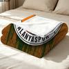Alanyaspor Print Flannel Blanket, High quality Comfortable for All Seasons, Home Decor, Warmth and Comfort, Perfect for Christmas Gifts