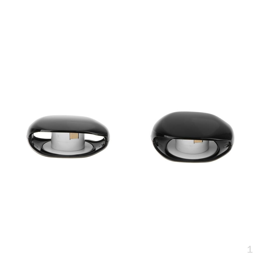 2x Automatic Cable Winder Cord Organizer Holder For Headphones Black