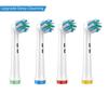 4PCS Dupont Bristle Electric Toothbrush Heads Whiten Teeth/Daily Clean/Precison Cleaning/Soft Care Teeth For Oral B